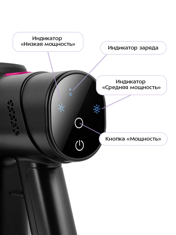 Вертикальный беспроводной пылесос КТ-5338 - 400 Вт