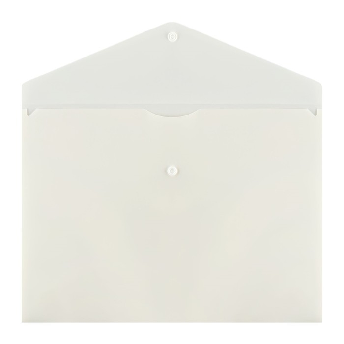 Папка-конверт на кнопке А4, 200 мкм, Calligrata DeLuxe, непрозрачная, матовая, молочная Папка-конверт на кнопке А4, 200 мкм, Calligrata DeLuxe, непрозрачная, матовая, молочная