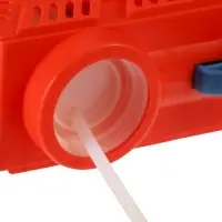 Генератор мыльных пузырей &laquo;Пистолет&raquo;, световые эффекты, работает от батареек, красный