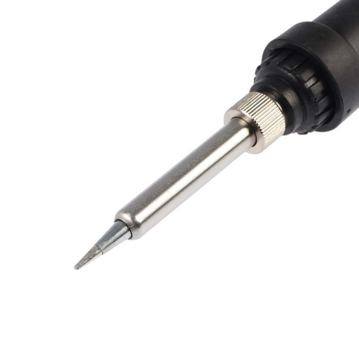 Паяльный набор ТУНДРА, паяльник 60 Вт с регулировкой температуры, канифоль, припой