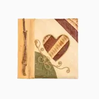 Фотоальбом &laquo;Сердце&raquo;, 10 листов, 19&times;19&times;2 см