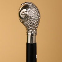 Трость 90 см, манговое дерево, никель