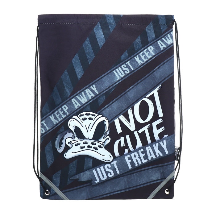 Мешок для обуви 480 х 360 мм, Феникс, светоотражающие полосы, "Утка-фрик"