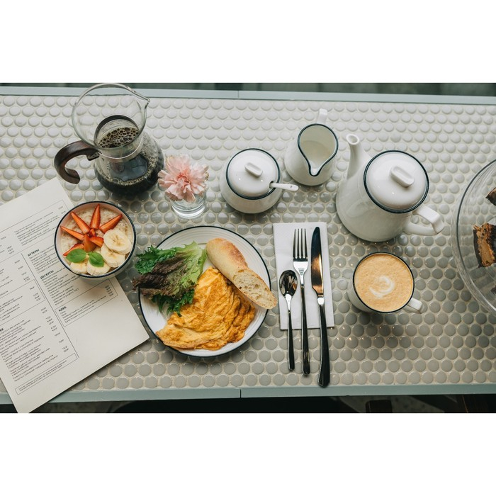 Столовые приборы из нержавеющей стали Magistro &laquo;Джентри&raquo;, 4 предмета, цвет серебряный