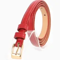 Ремень жен 02-01-01-01, Март2501, 1,3*0,3*110 см, без винта, пряж золото, 1 прокол,