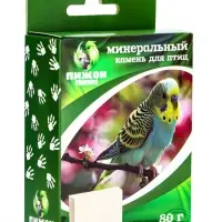 Минеральный камень "Пижон" для птиц, блок, 80 г