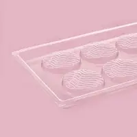 Форма для шоколада и конфет &laquo;Волна&raquo;, 8 ячеек, 22&times;11 см, прозрачная