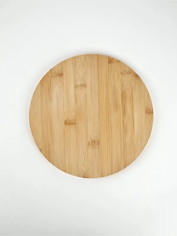 Менажница круглая &laquo;Цветы&raquo;, бамбук, 25 см