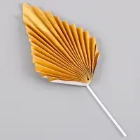 Топпер для торта &laquo;Перо&raquo;, набор 2 шт., золотой