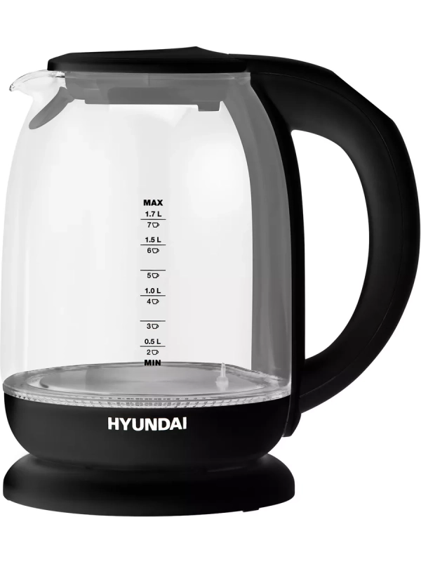 Чайник HYK-S3809 1.7л. 2200Вт черный