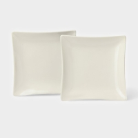 Набор тарелок керамических Magistro Matt black, 15&times;2 см, 2 шт