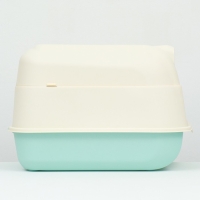 Туалет закрытый с откидным верхом 36 х 51 х 34 см, голубой