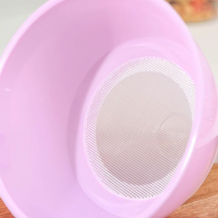 Воронка-сито пластиковая &laquo;Комбо&raquo;, 28&times;15&times;15,3 см, цвет сиреневый