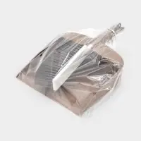 Набор для уборки: совок в комплекте с щёткой и встроенным водосгоном&laquo;Порядок&raquo;, 34&times;24&times;9 см, МИКС