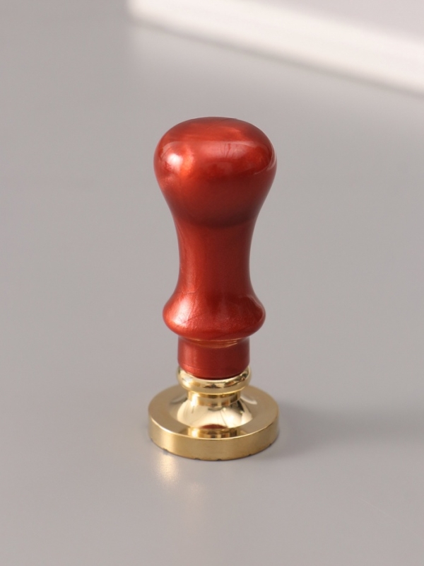 Печать для сургуча с пластиковой ручкой "Сетка с бантиками" 6,3х2,5х2,5 см