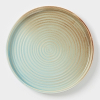 Тарелка десертная "Sand Ripples" Magistro 20см, 20,5х2,5 цвет желтый, голубой, коричневый