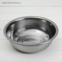 Миска из нержавеющей стали &laquo;Мэйли&raquo;, 3 л, 29&times;9 см, цвет серябряный