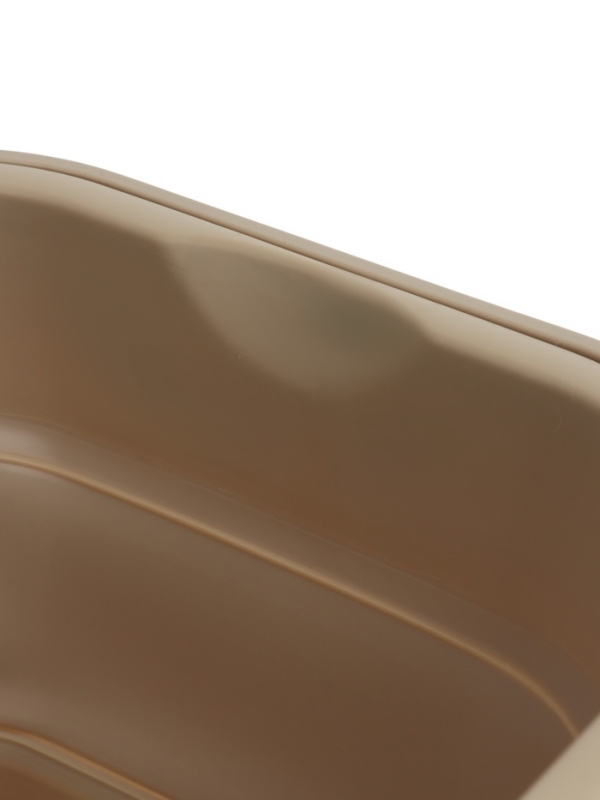 Корзина - столик Maclay 2 в 1, складная, 47 х 28,5 х 23,5 см, стол 45 х 28 х 16 см, бежевая