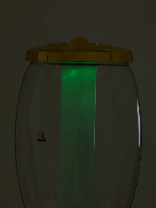 Башня пивная MonlinGold, 3 л, ёмкость для льда, подсветка, пластик, залотистый