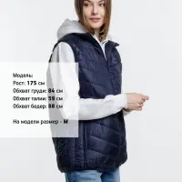 Жилет с подогревом Thermalli Valmorel, темно-синий, размер 3XL