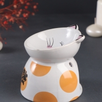 Аромалампа керамика "Котик пятнистый" 10,5х10,5х10,5 см