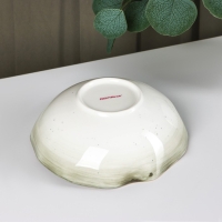 Салатник фарфоровый Доляна &laquo;Млечный путь&raquo;, 700 мл, d=17,5 см, цвет серый