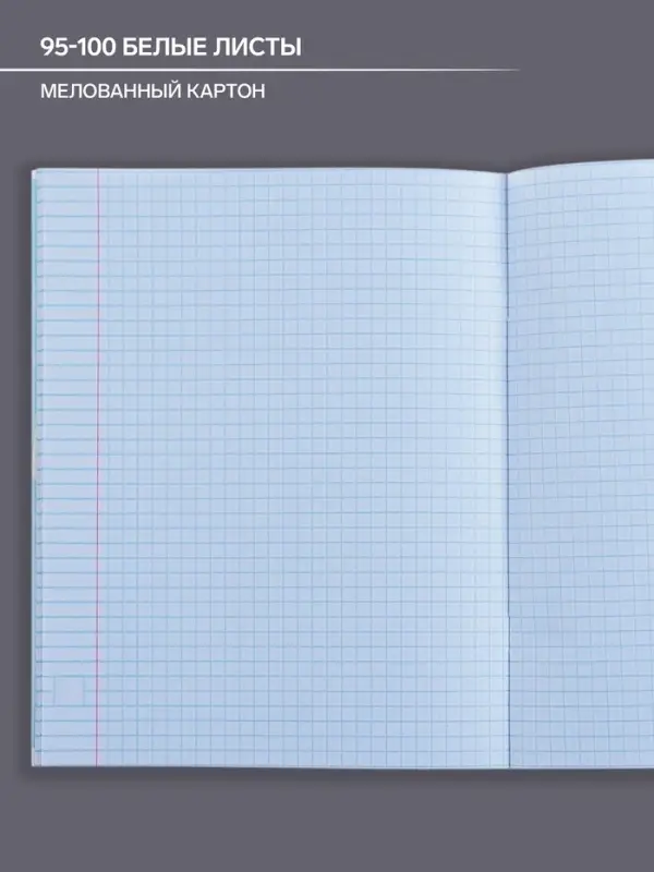 Тетрадь предметная 48 листов в клетку Calligrata, &laquo;Коллаж. Физика&raquo;, обложка мелованный картон