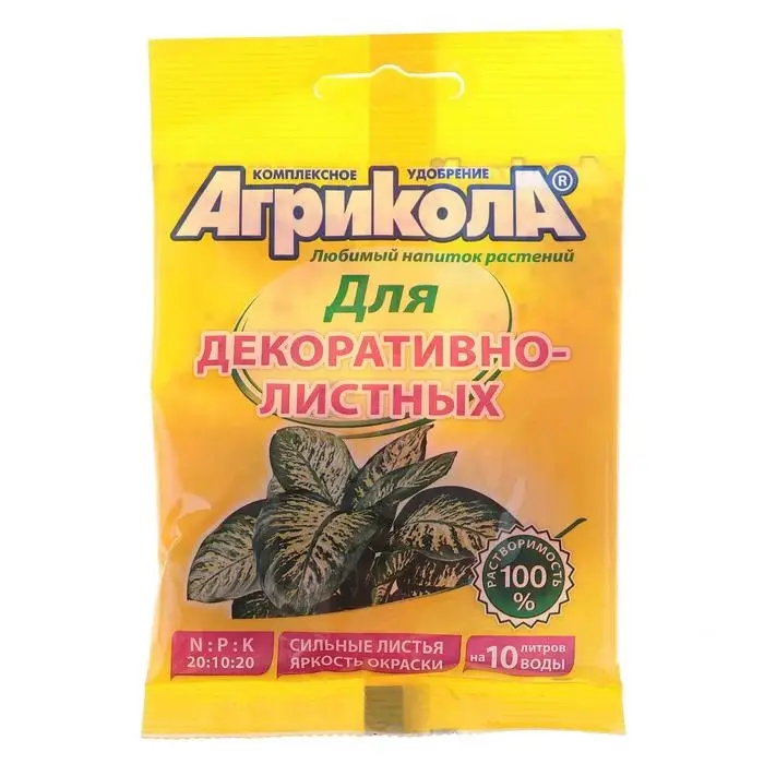 Удобрение Агрикола для декоративнолистных растений 25 г