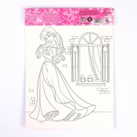 Набор для творчества: фреска песком с блёстками (9 цветов), "Русалочка Ариэль", Принцессы