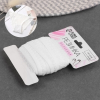 Резинка ажурная бельевая, 11 мм, 10 &plusmn; 1 м, цвет белый