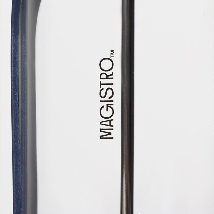 Чайник заварочный френч - пресс Magistro &laquo;Хельсинки&raquo;, 350 мл, стекло, цвет тёмно-синий