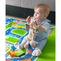 Растяжка - спираль с игрушками дуга на коляску / кроватку для малышей 0+ &laquo;Слоник Няша&raquo;, Крошка Я