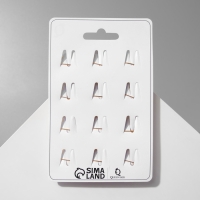 Брошь &laquo;Вишенки&raquo; наливные, цвет белый в жёлтом золоте (неделимая фасовка 12 шт., цена за шт.)