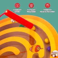 Лабиринт магнитный малый &laquo;Волчок&raquo; цвета МИКС