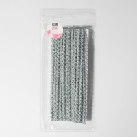 Тесьма декоративная, 10 мм, 10 &plusmn; 1 м, цвет серебряный