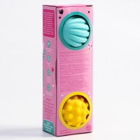 Набор развивающих тактильных мячиков &laquo;Единорог&raquo;, с пищалкой, 3 шт, виды МИКС, Крошка Я