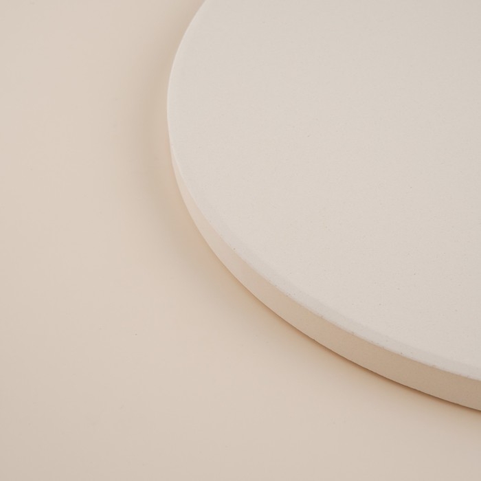 Пекарский камень SL Home &laquo;Вомеро&raquo;, d=30 см, толщина 1,5 см, цвет бежевый