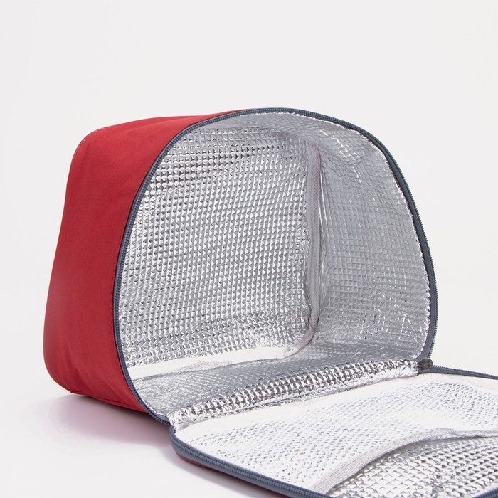 Термосумка на молнии 7 л, цвет красный Термосумка на молнии 7 л, цвет красный