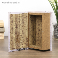 Шкатулка-книга дерево "Эйфелева башня. Париж" кожзам 17х11х5 см