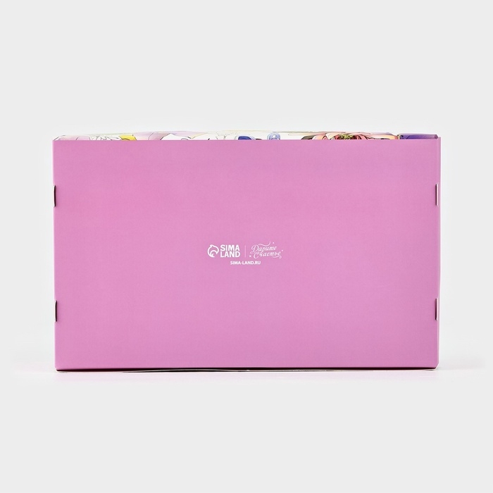 Коробка для эклеров с вкладышами &laquo;Цвети&raquo;, 25 х 15 х 7 см