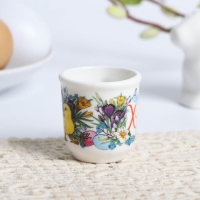 Кружечка для святой воды &laquo;Цыплята в цветах&raquo; на пасху, 5,5 х 4 х 3 см