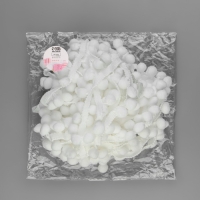 Тесьма декоративная с помпонами, 25 &plusmn; 5 мм, 8 &plusmn; 0,5 м, цвет белый