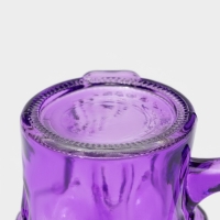 Банка стеклянная с крышкой и трубочкой &laquo;Череп. Хэллоуин&raquo;, 400 мл, 11&times;8,5&times;13 см, цвет МИКС