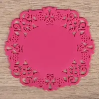 Набор подставок под горячее &laquo;Чаепитие&raquo;, 4 шт, 10 см, цвет МИКС