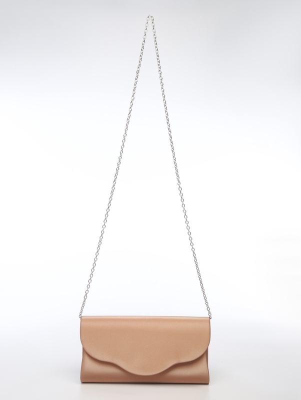 Сумка женская на магните, цвет бронзовый