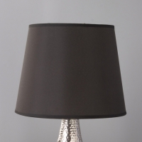 Настольная лампа "Хелена" 1х15Вт Е14 серебро 25х25х39см