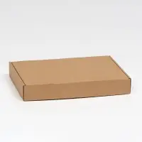 Коробка для пирога, бурая, 32.6&times;22.9&times;4.8 см