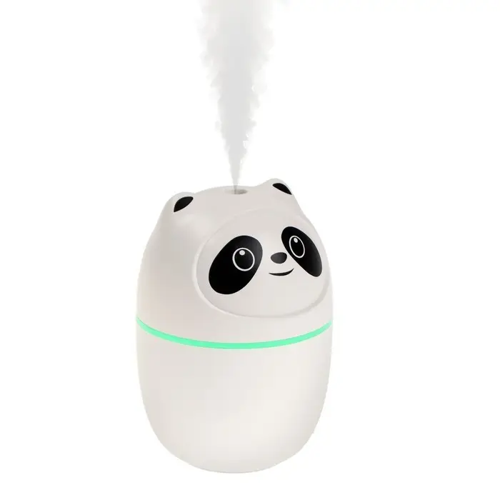 Увлажнитель воздуха Luazon HM-15 &laquo;Панда&raquo;, ультразвуковой, 220 мл, с подсветкой, USB, белый