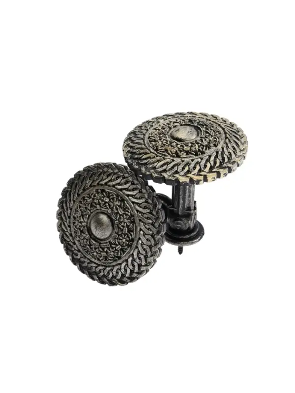 Крючок для штор CAPPIO KS030, d=95 мм, цвет черное золото, 2 шт