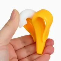 Набор силиконовых прорезывателей для зубов &laquo;Банан, погремушка&raquo;, 2 шт., Крошка Я